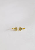 Icon Huggies - Lotus Flower - Gold Earrings