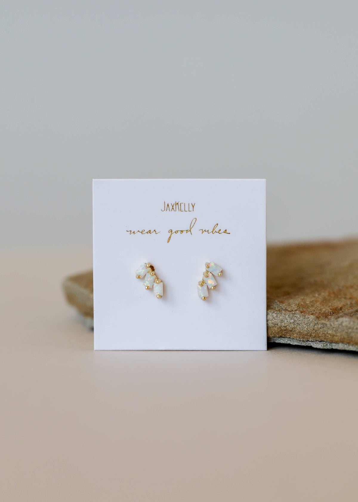 Offset Trio - White Opal