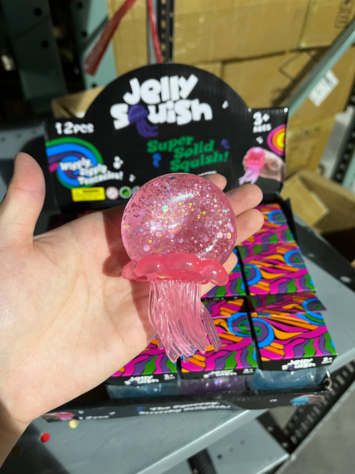 Maltose Glitter Palm-Sized Jellyfish
