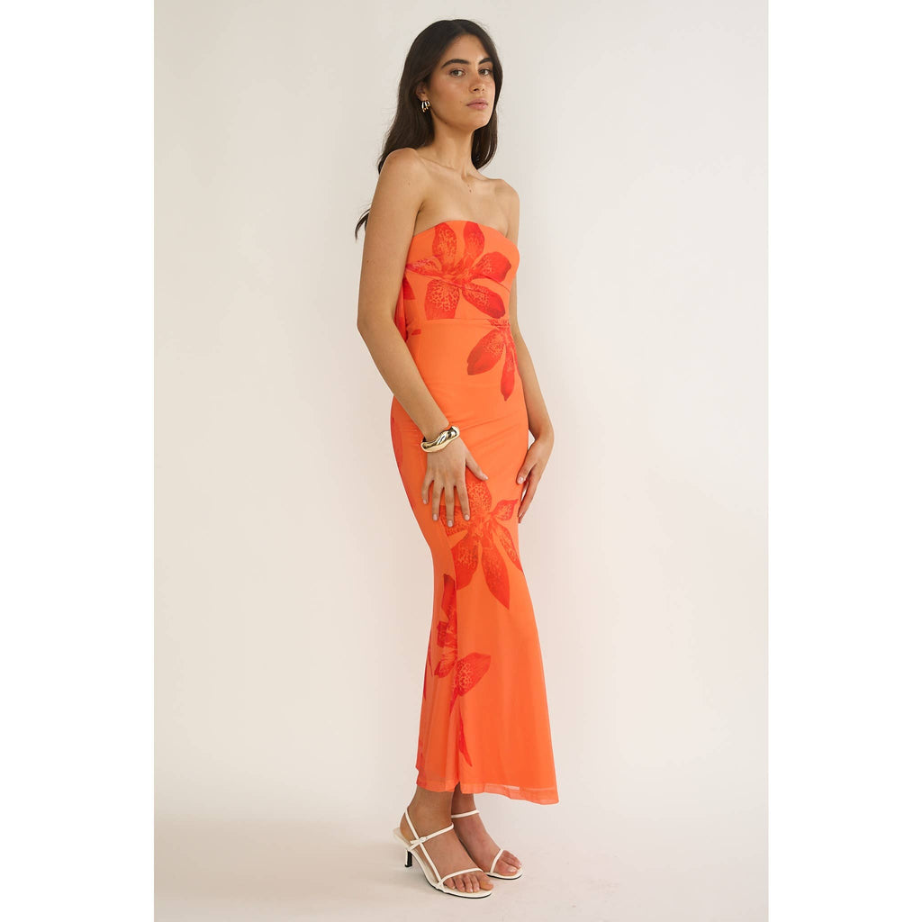 Cara Bandeau Midi Dress