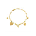 The Laura Heart Charm Bracelet