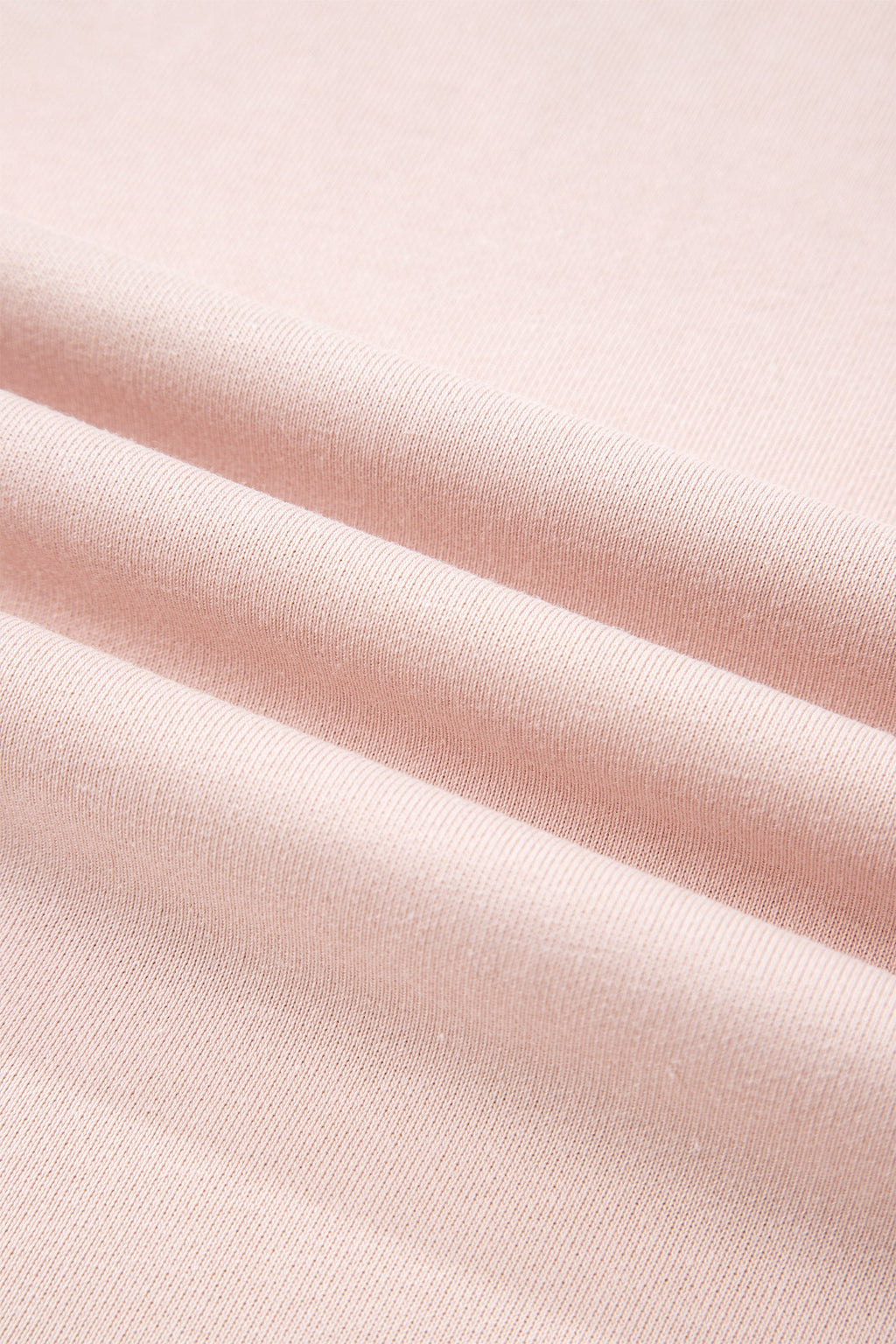 Light Pink Plus Color Block Waffle Patchwork Exposed Seam Baggy Sweatshirt