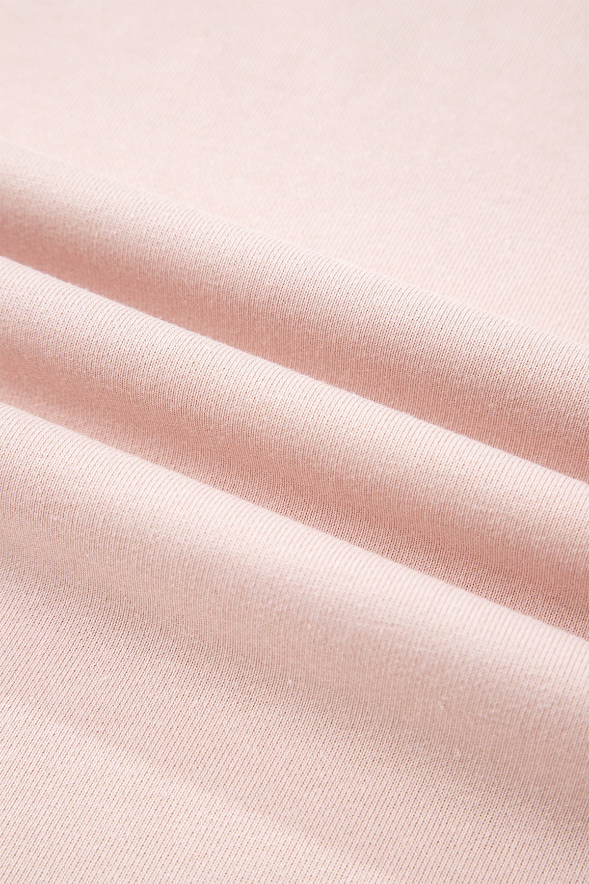 Light Pink Plus Color Block Waffle Patchwork Exposed Seam Baggy Sweatshirt