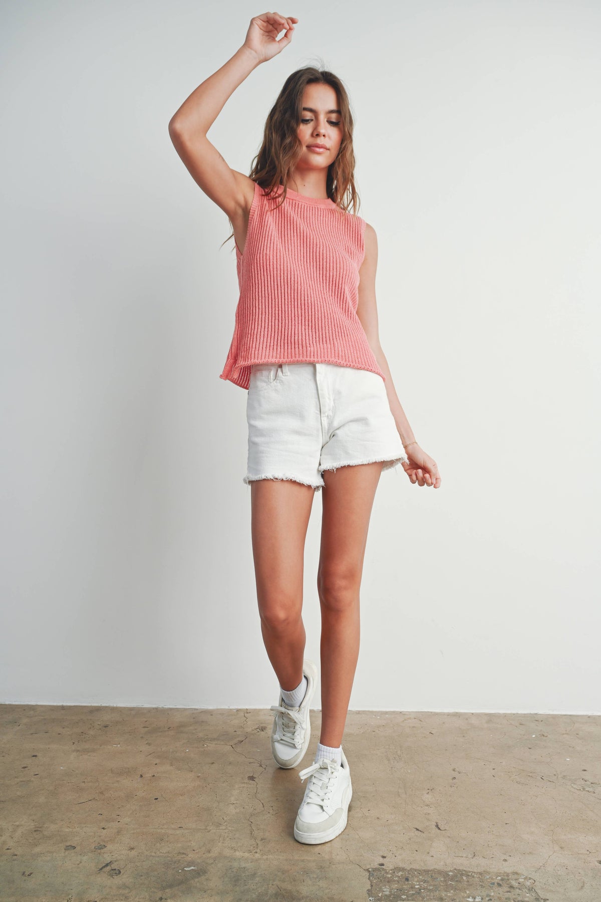 Petra Rib-knit Sweater Vest