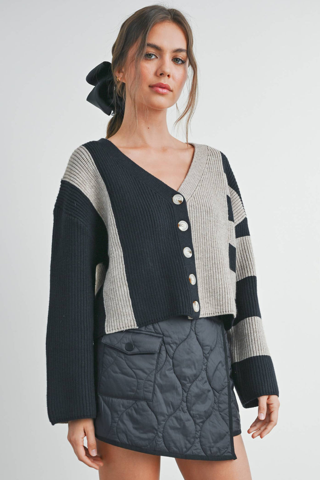 Cynthia Color Block Cardigan