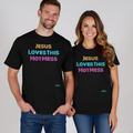 Unisex "Jesus Loves this Hot Mess" Christian Cotton Softstyle T-Shirt