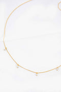 Bead Charm Necklace | White