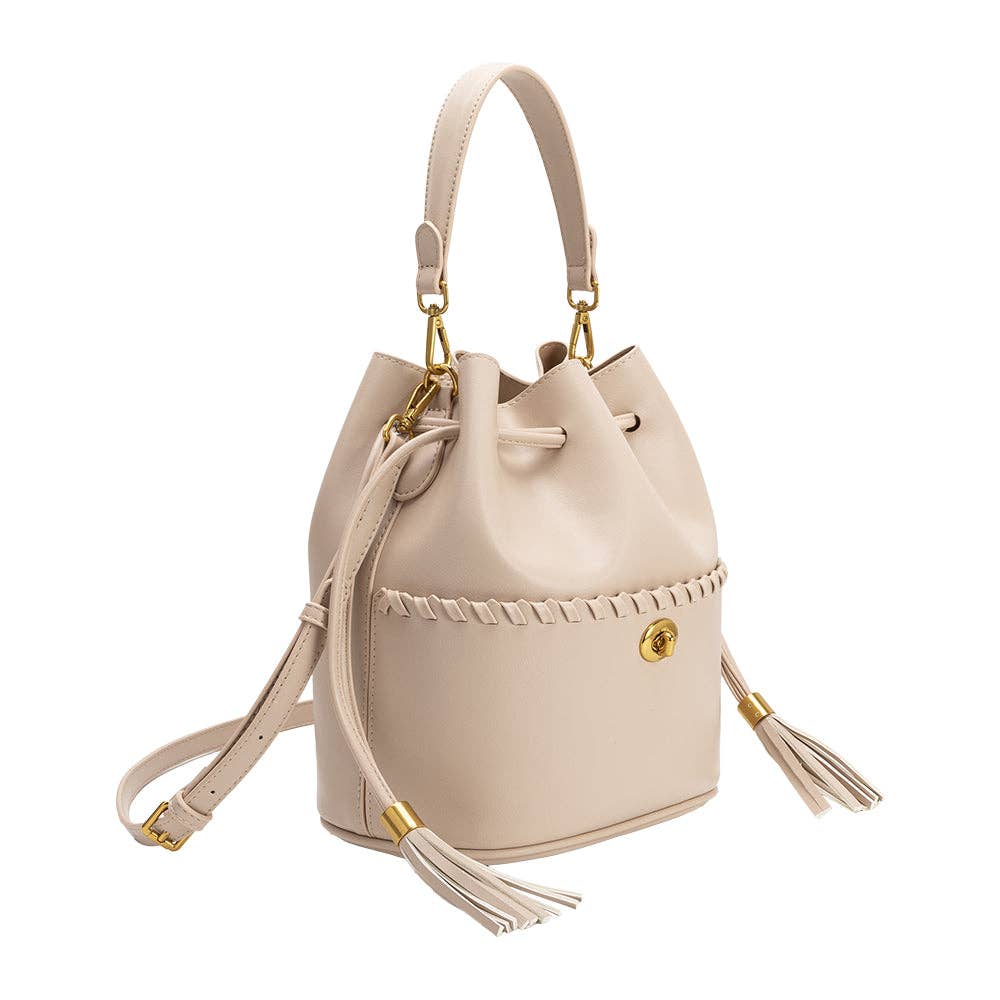 Janae Bone Recycled Top Handle Bag