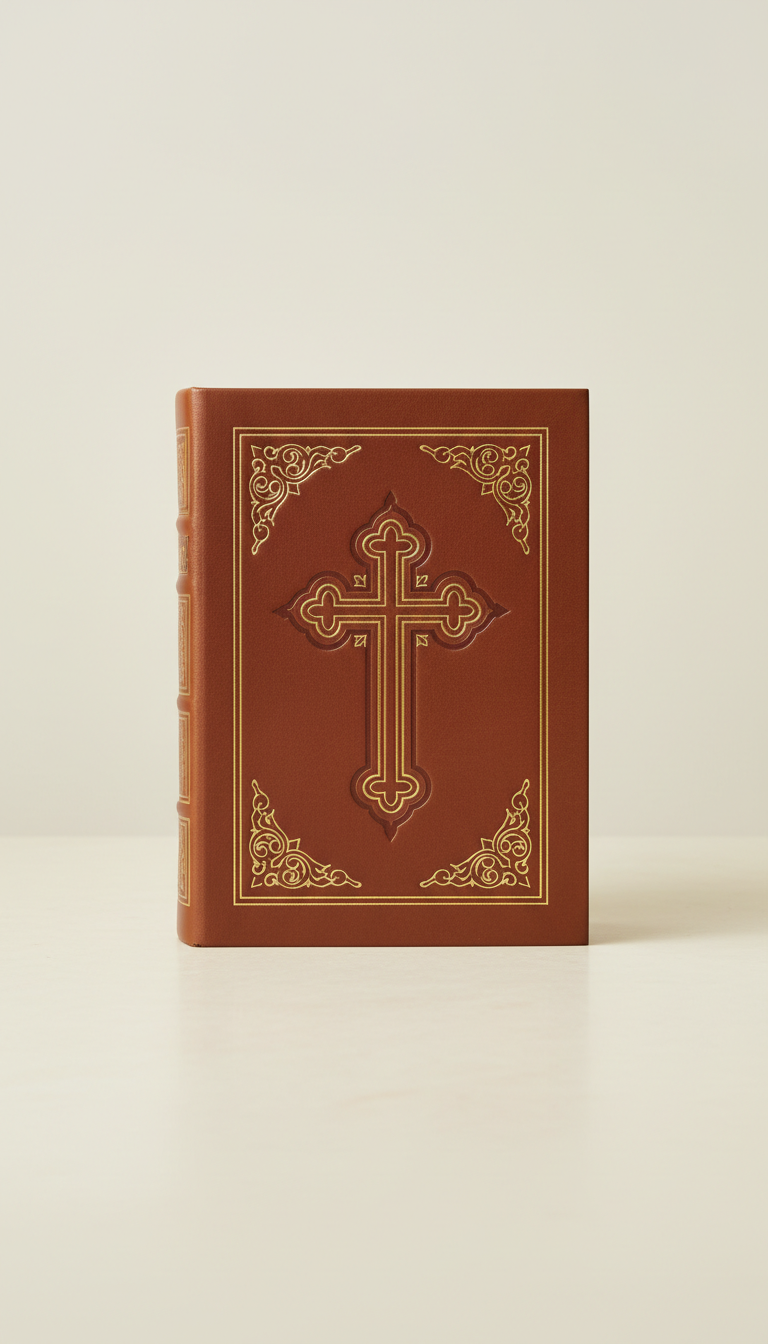 Leather-Bound KJV Bible with Gilded Edges