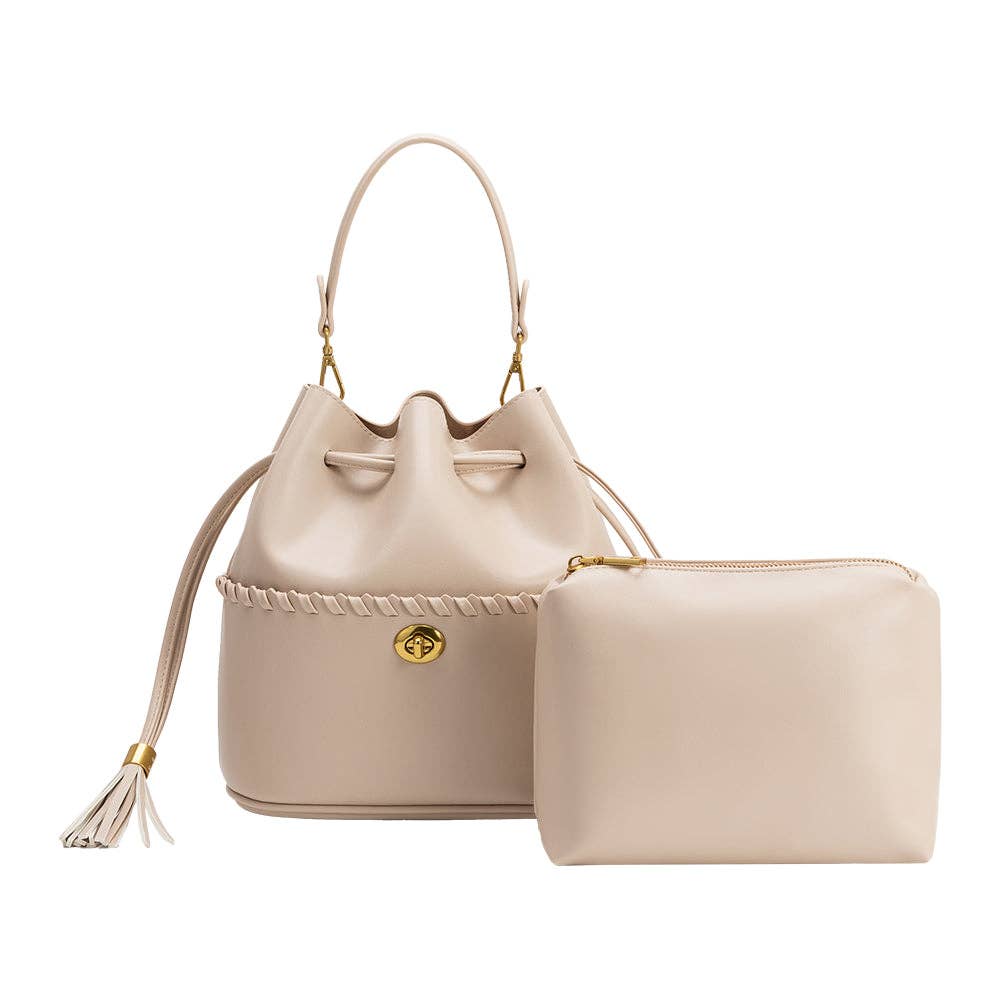 Janae Bone Recycled Top Handle Bag