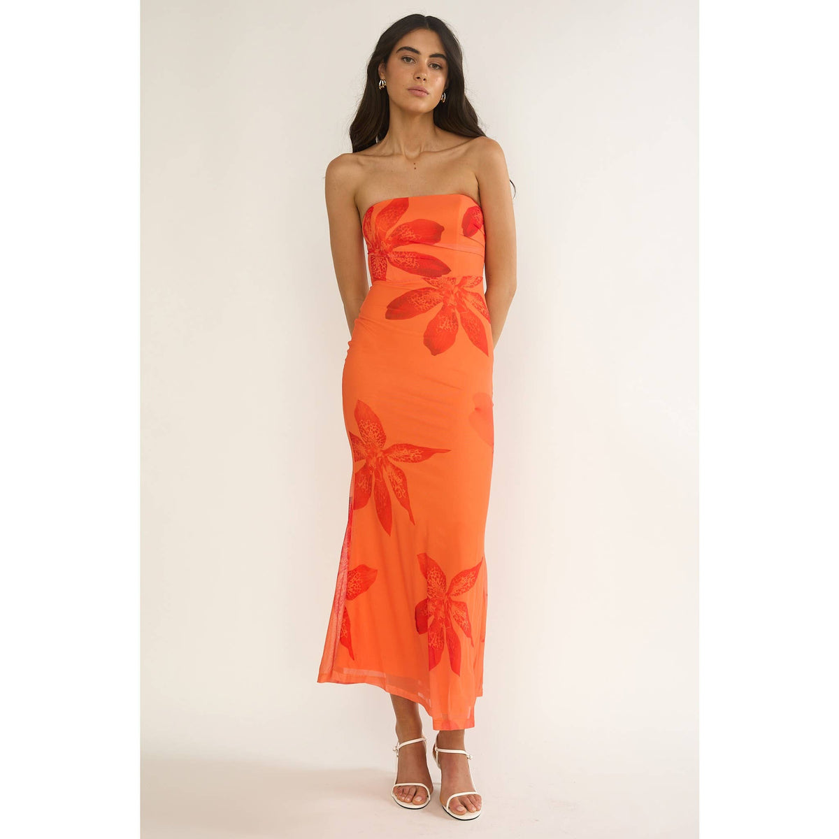 Cara Bandeau Midi Dress