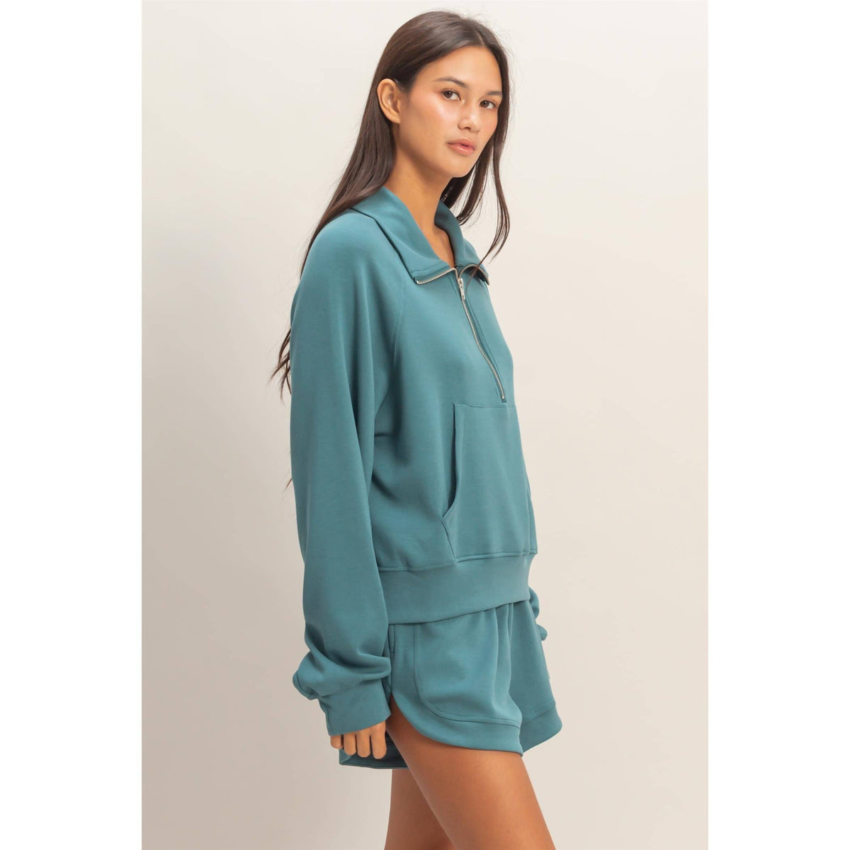 Azure Half-Zip Pullover