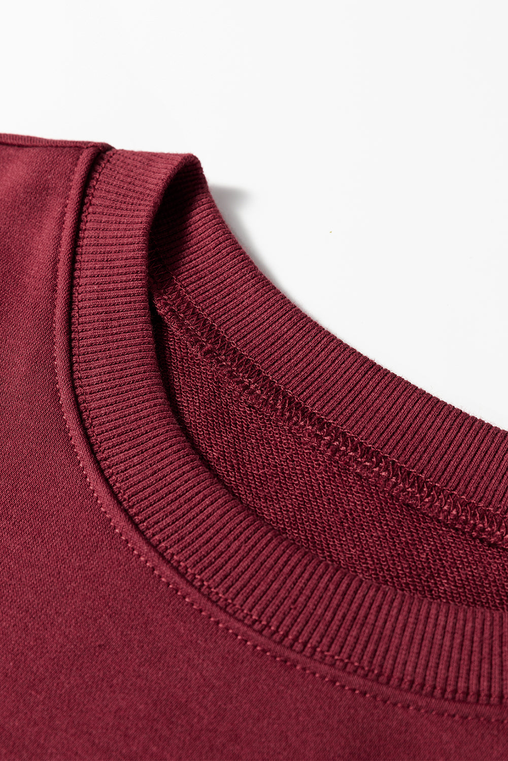Coffee Varsity Striped Detail Drop Shoulder Oversized Sweatshirt