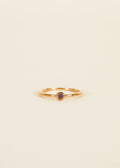 Gold Rings - Simple Stud Lavender