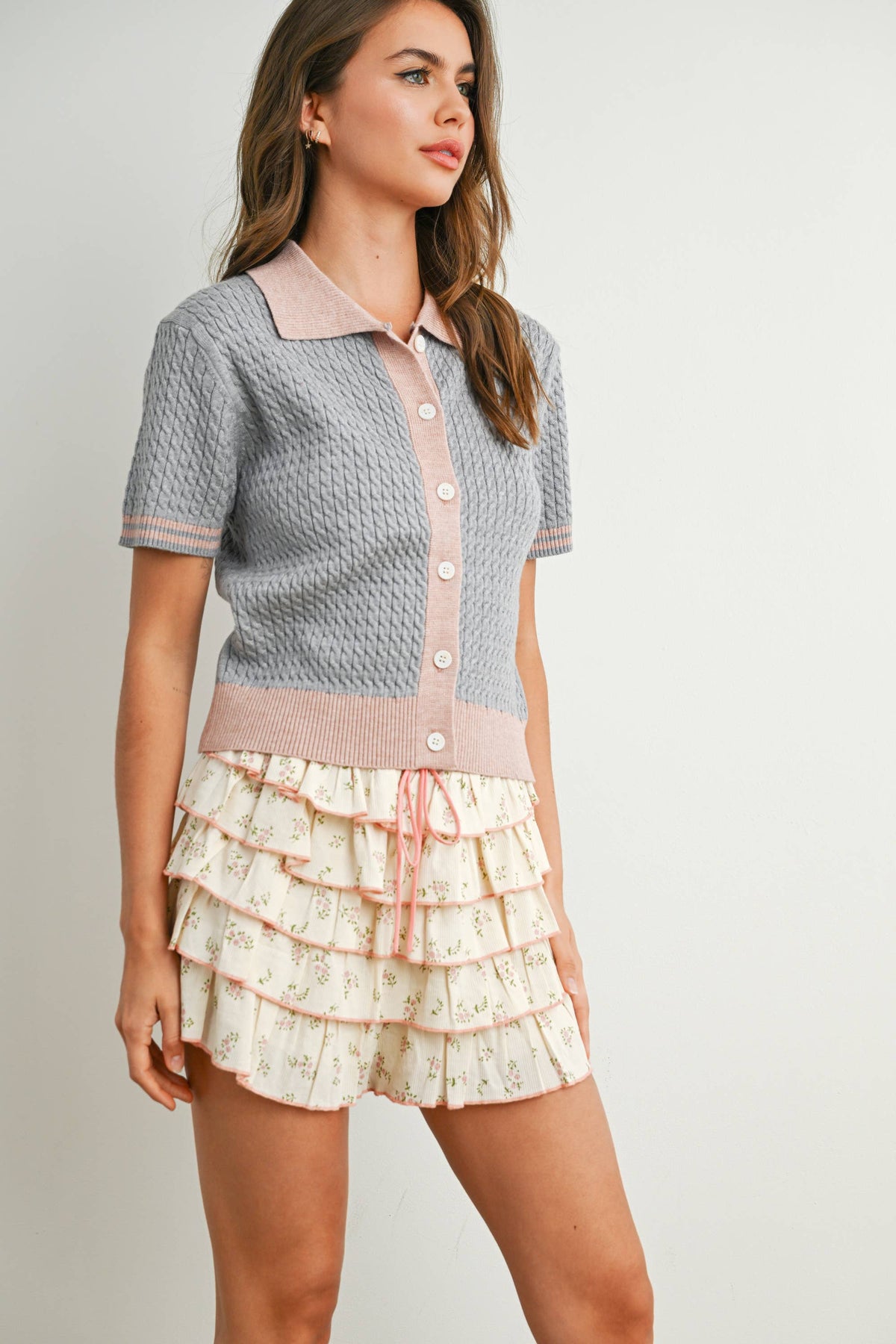 Margot Button-Up Collared Top