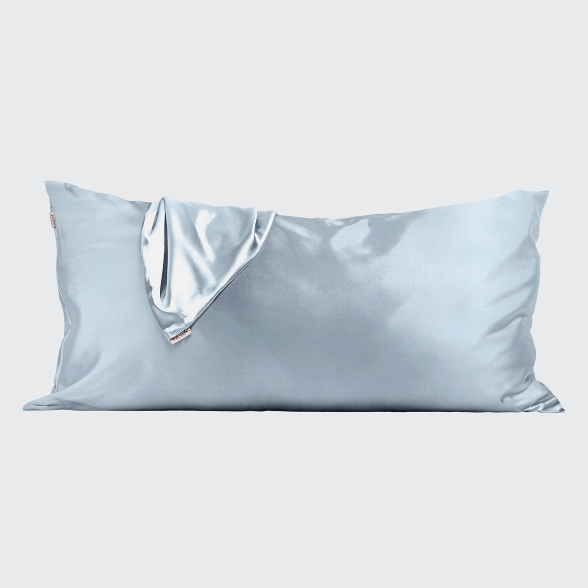 Satin Pillowcase - Haze Blue - King
