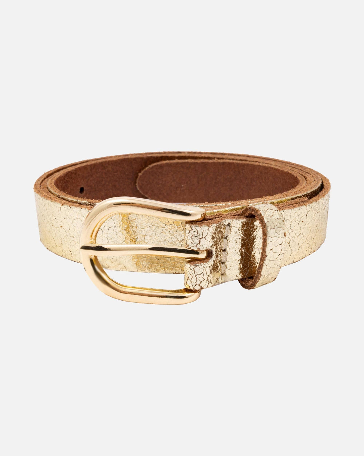 Eva | Metallic Skinny Belt