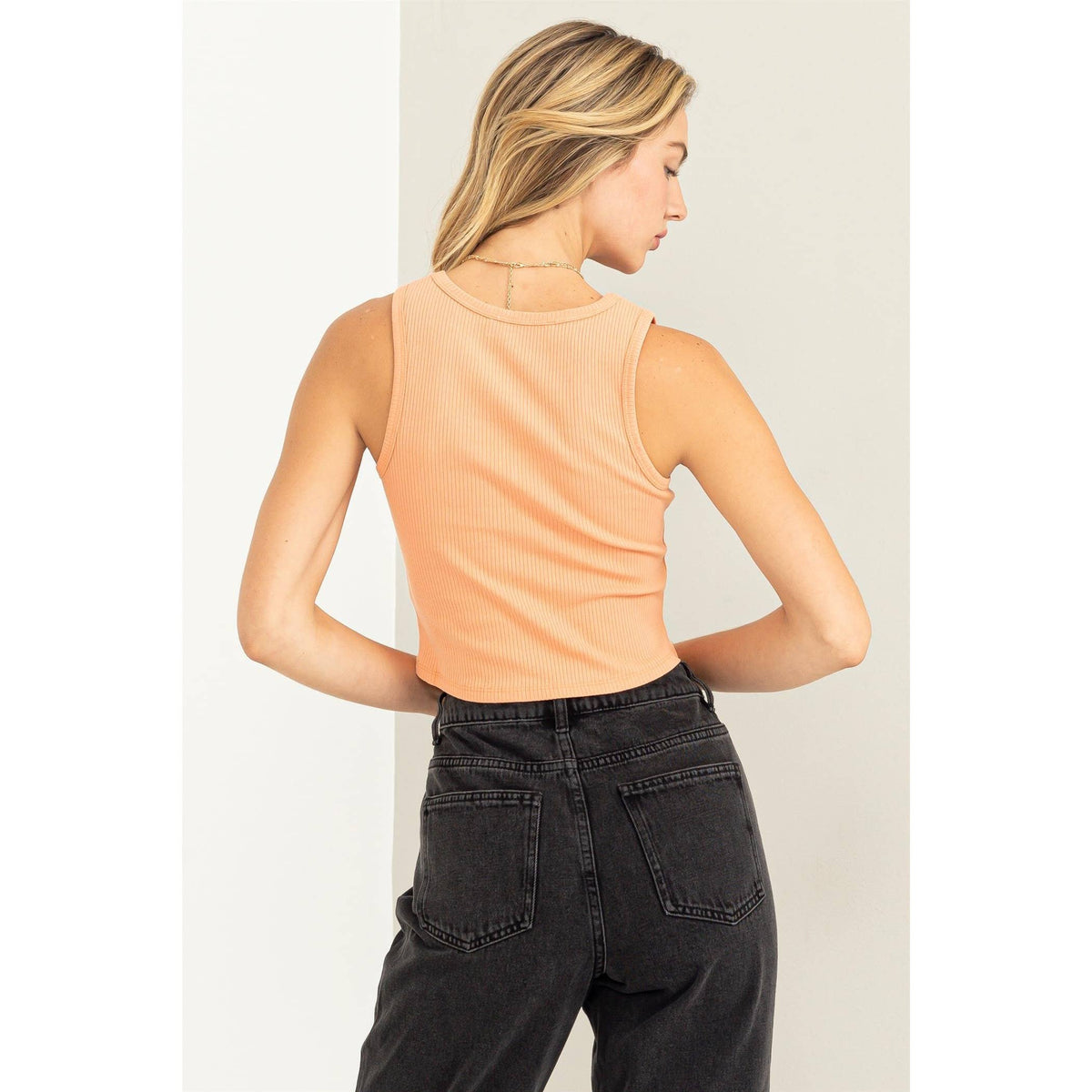 Bloom Again Ribbed Tank Top