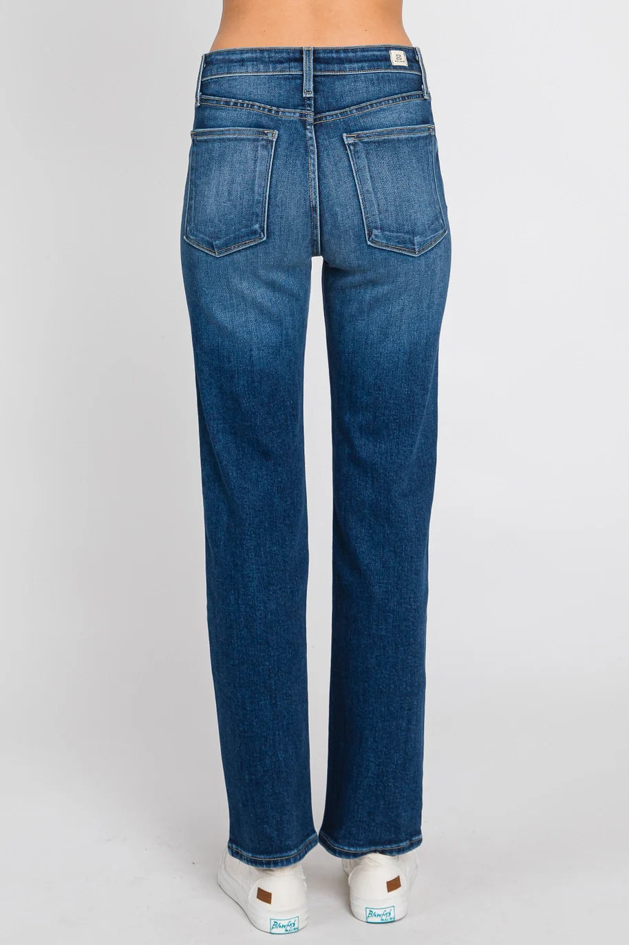 Siena Dark Straight Leg Denim - L.T.J.