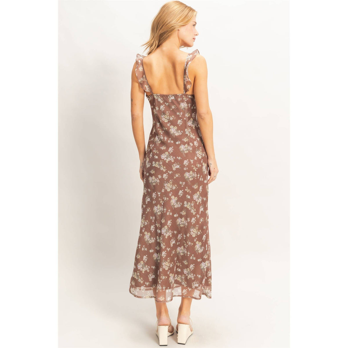 Louisa Floral Midi Dress