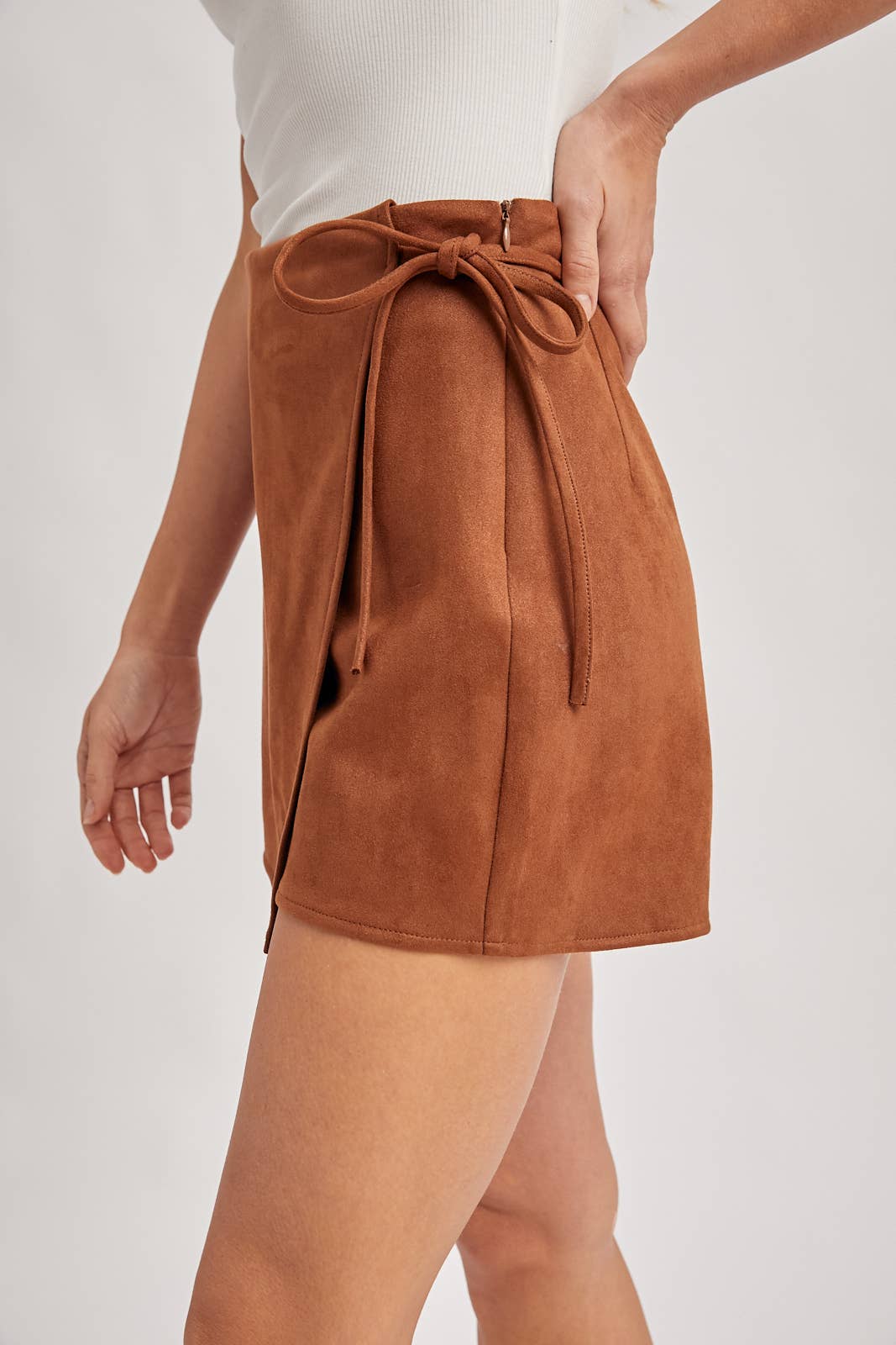 Dani Crossover Wrap Skirt