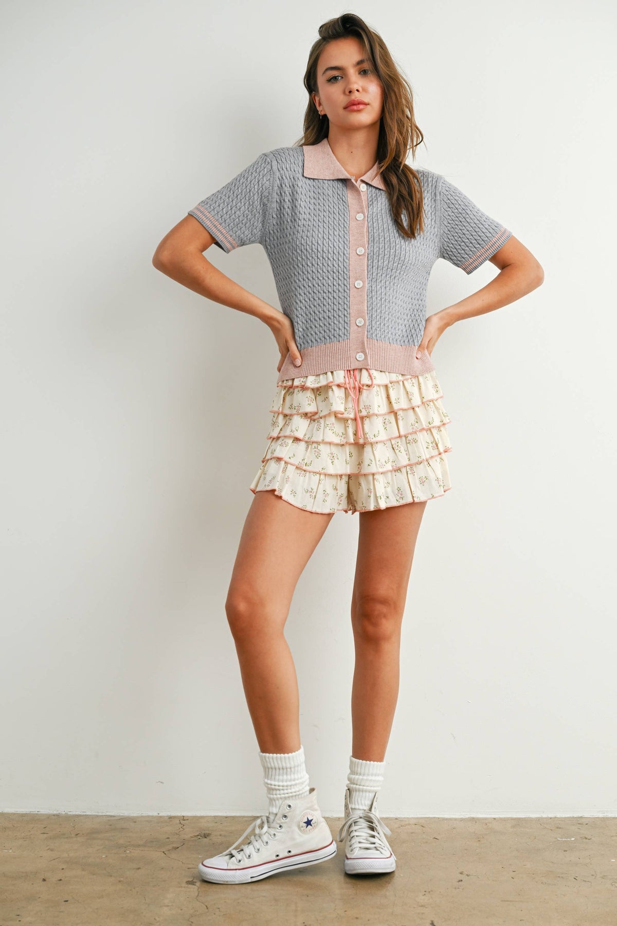 Margot Button-Up Collared Top