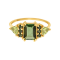 Green With Envy Topaz & Peridot Regal Ring