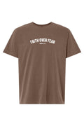 Faith Over Fear Unisex Garment-Dyed Tee