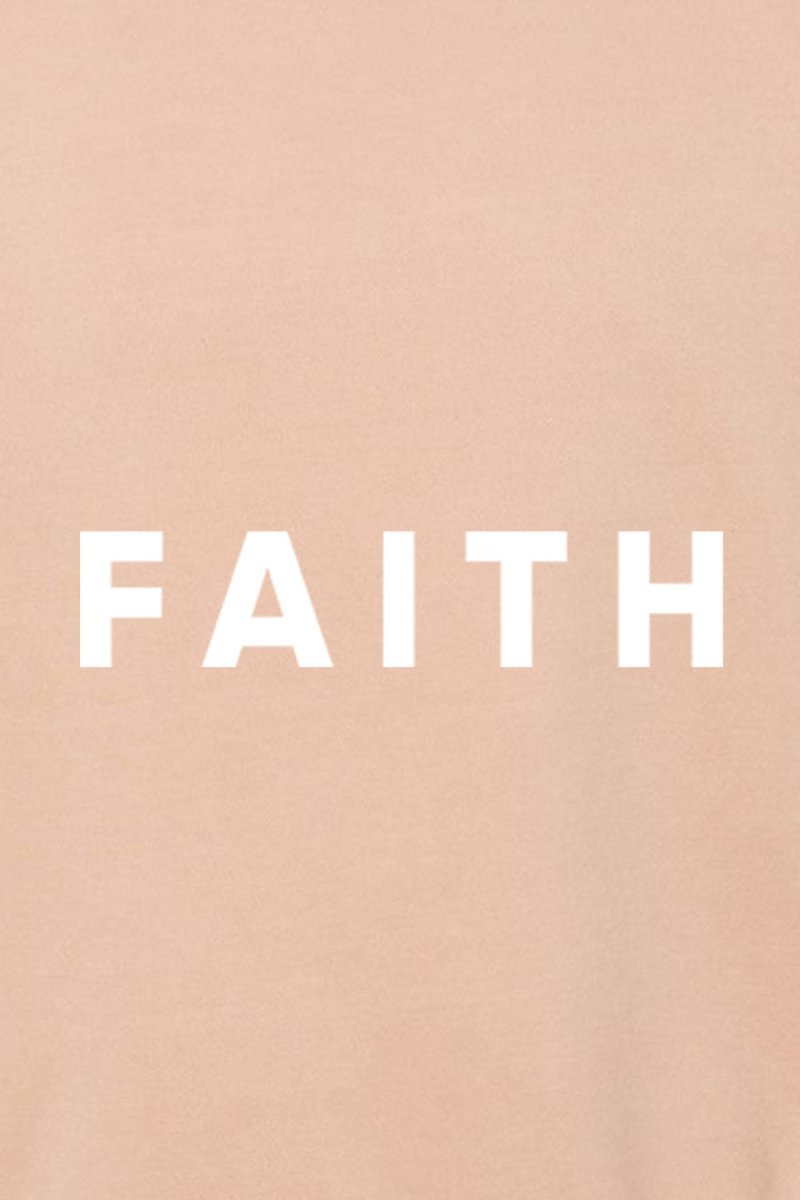 Faith Unisex Pigment-Dyed Crewneck Sweatshirt