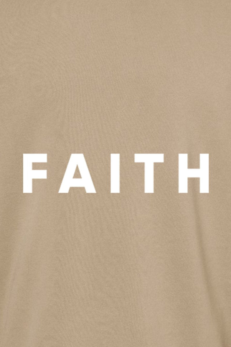 Faith Unisex Pigment-Dyed Crewneck Sweatshirt