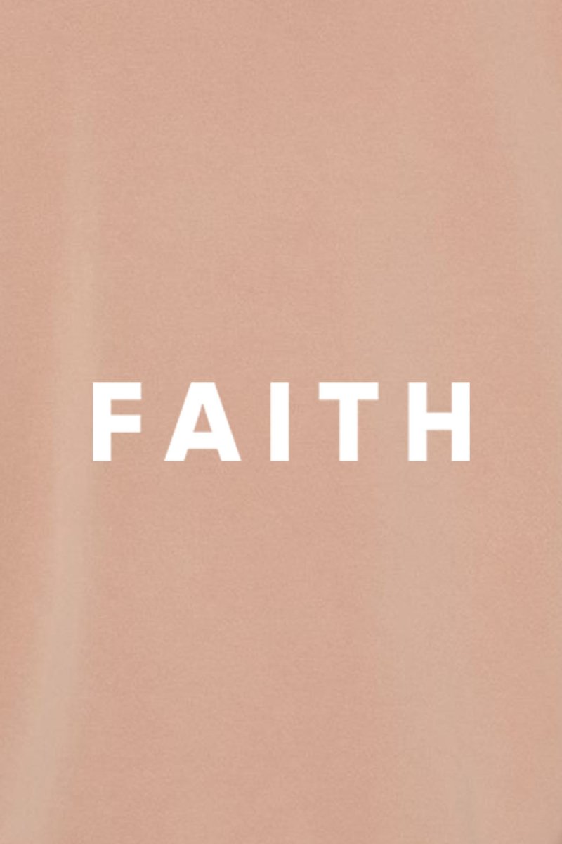 Faith Unisex Pigment-Dyed Hoodie Sweatshirt