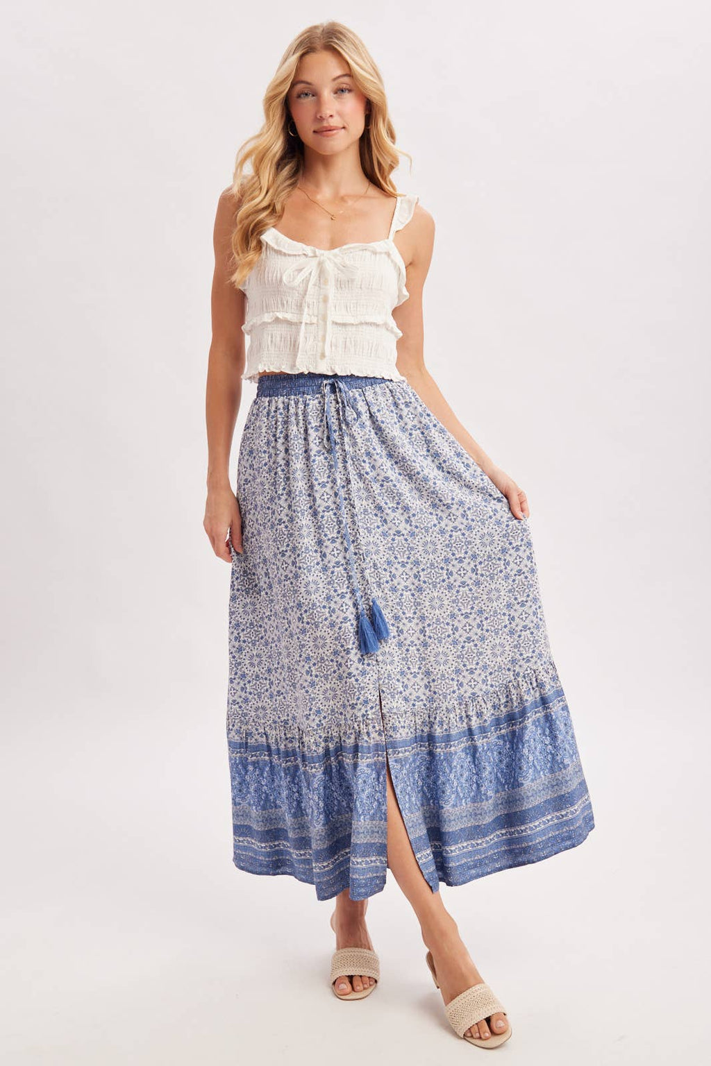 Gianna Boho Maxi Skirt