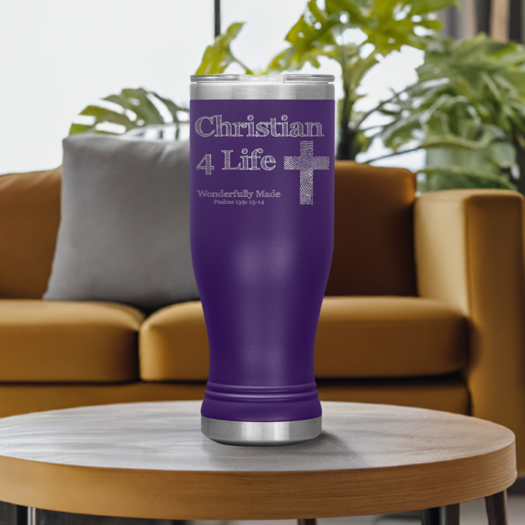 20oz BOHO Insulated Tumbler, Christian4Life