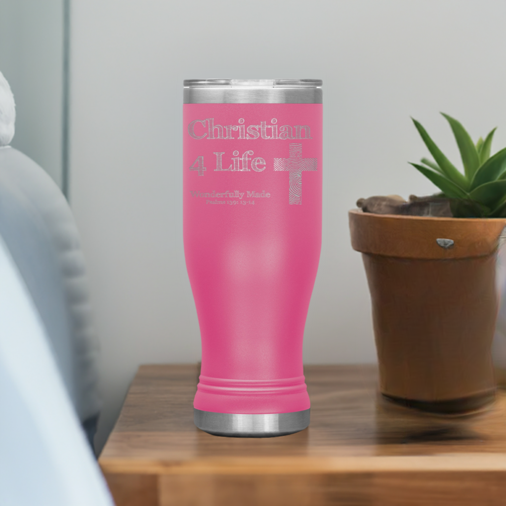 20oz BOHO Insulated Tumbler, Christian4Life