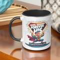 Christian "Saved, Redeemed, forever His" 11oz Mug  in a variety of colors, Christian Hero Mug