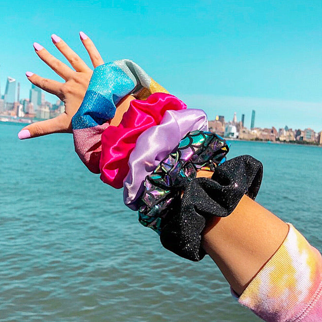 Iridescent Mermaid Scrunchie