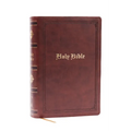KJV Holy Bible: Personal Size Giant Print, Brown Leathersoft, Red Letter, Comfort Print: King James Version - Imitation Leather