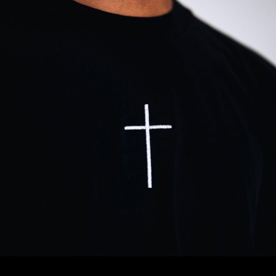 [PRE-ORDER - SHIPS END OF JULY] Jesus Saved My Life PUFF PRINT - Black