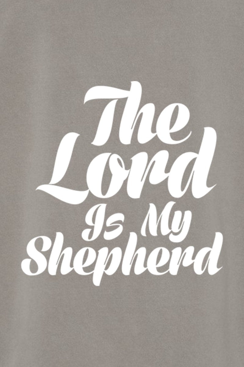 Psalm 23:1 Unisex Pigment-Dyed Hoodie Sweatshirt