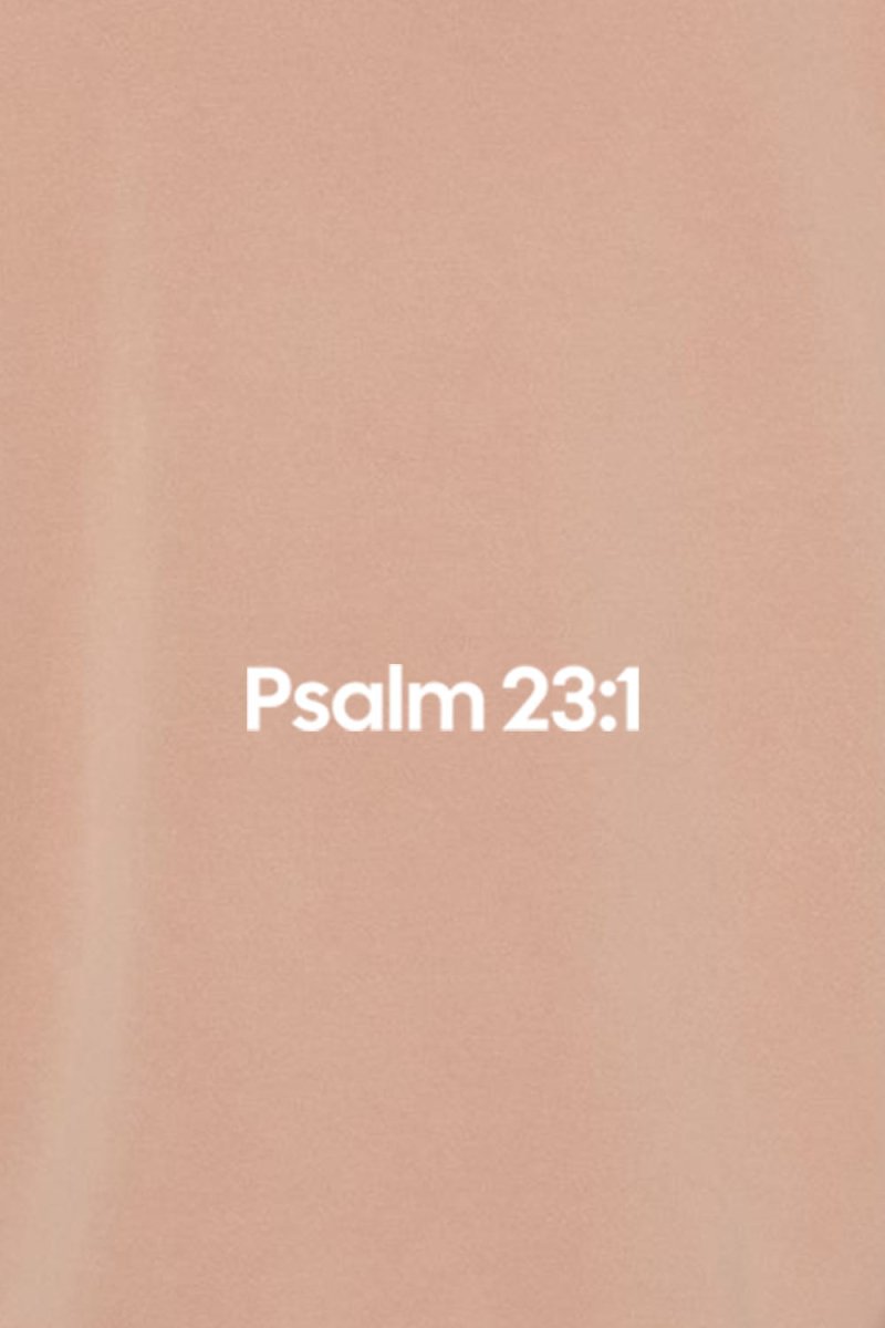 Psalm 23:1 Unisex Pigment-Dyed Hoodie Sweatshirt